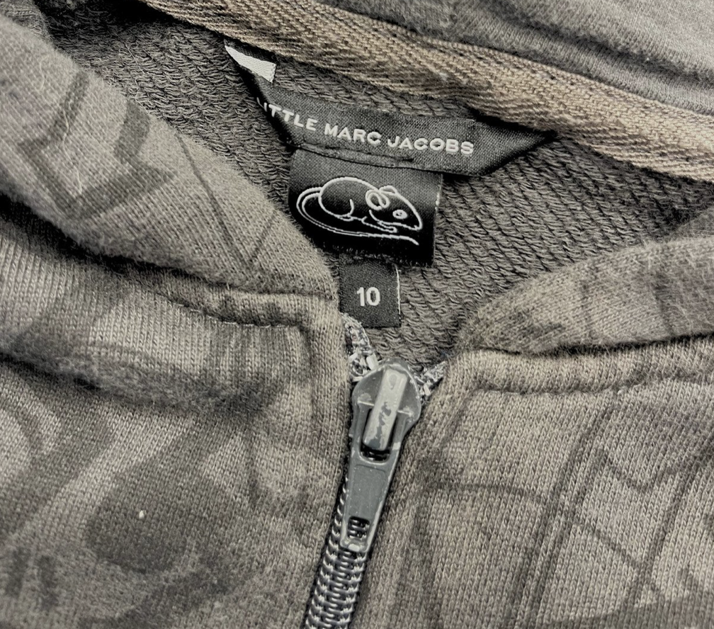 MARC JACOBS – Patterned Zip-Up Hoodie – 10 Years