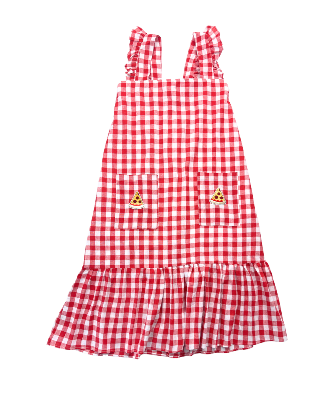 THE LOVE POTION – Robe longue à carreaux rouge – 12 ans