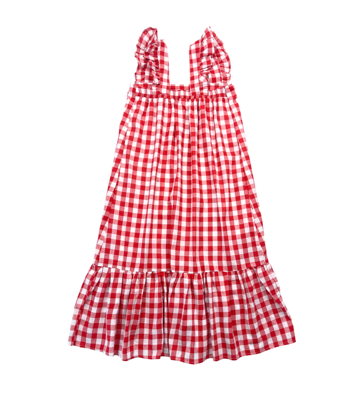THE LOVE POTION – Robe longue à carreaux rouge – 12 ans