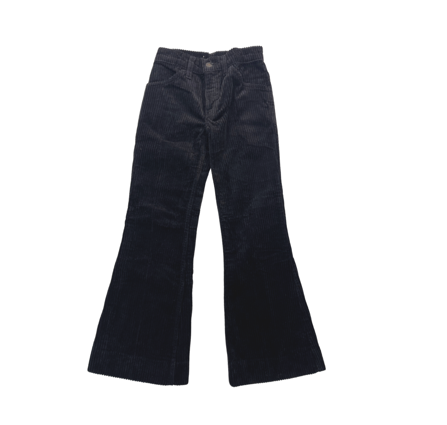 LEVI’S – Jean noir en velours grosses côtes patte d’eph (neuf) – 10 ans
