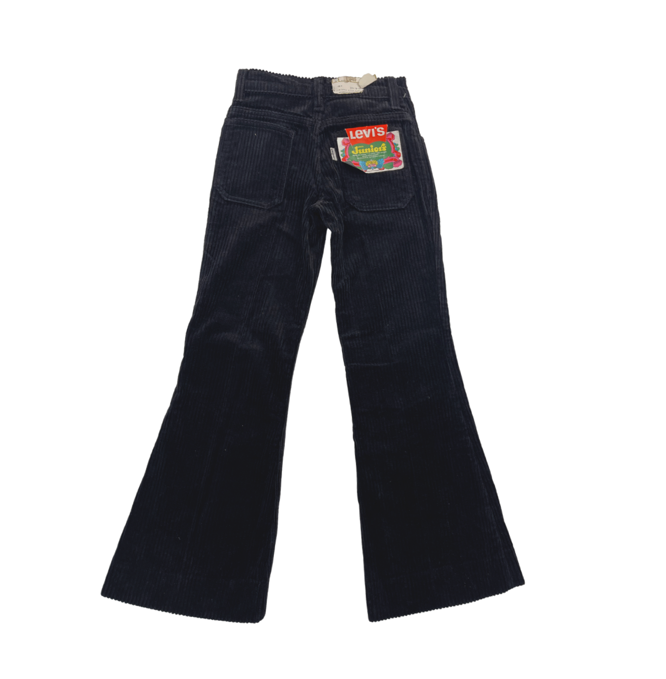 LEVI’S – Jean noir en velours grosses côtes patte d’eph (neuf) – 10 ans