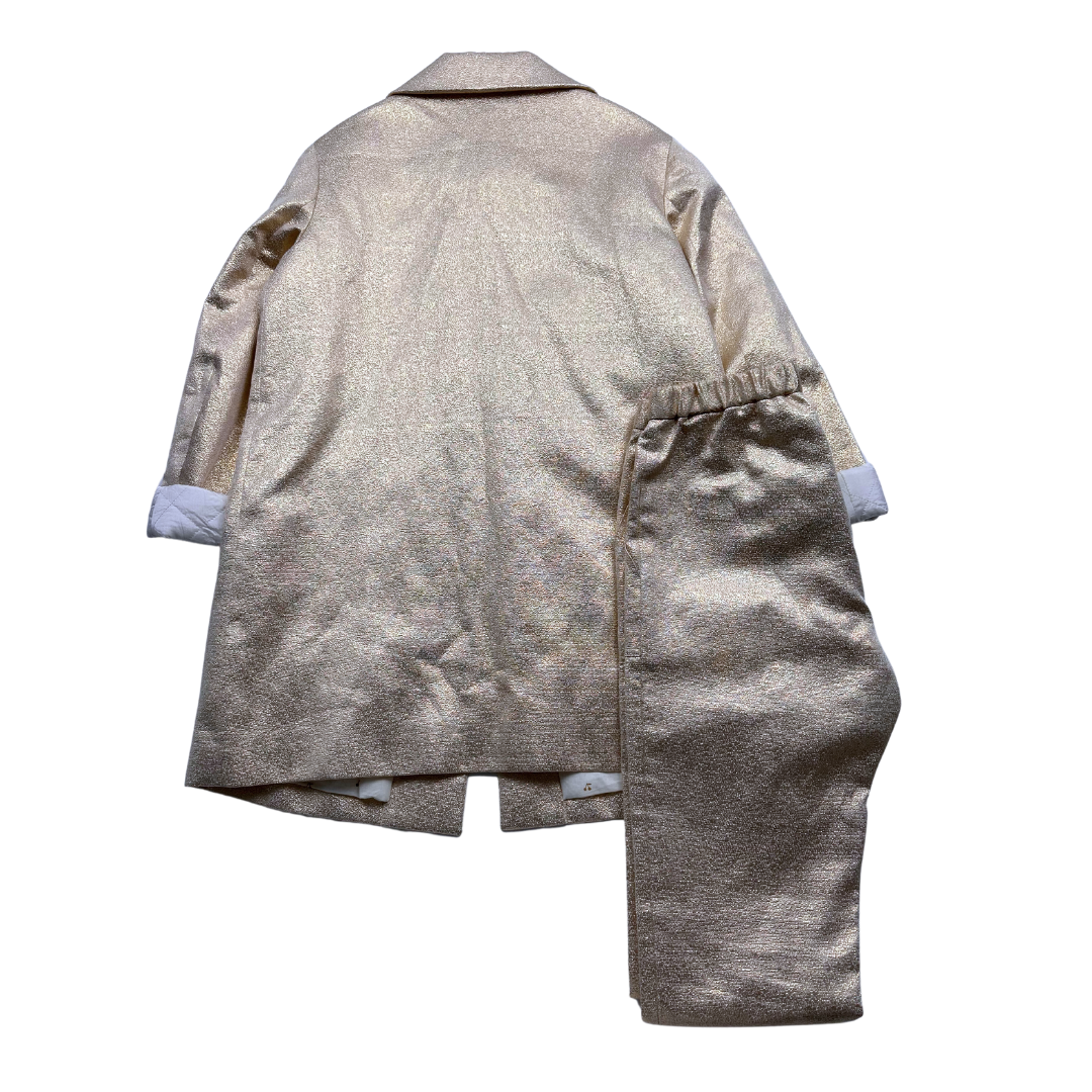 BONPOINT - Ensemble veste et pantalon doré - 12 ans