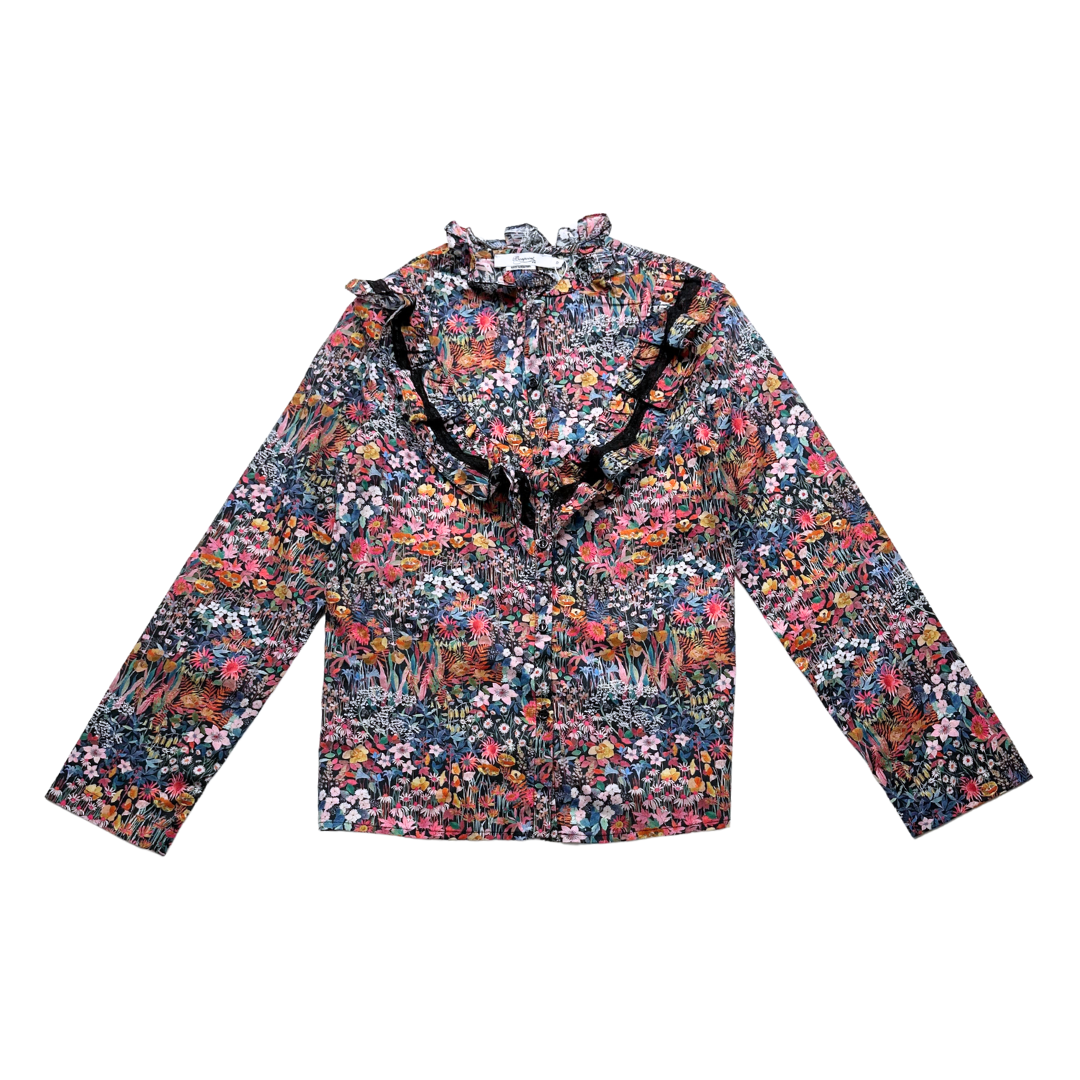 BONPOINT - Chemisier à fleurs multicolor neuf - 12 ans