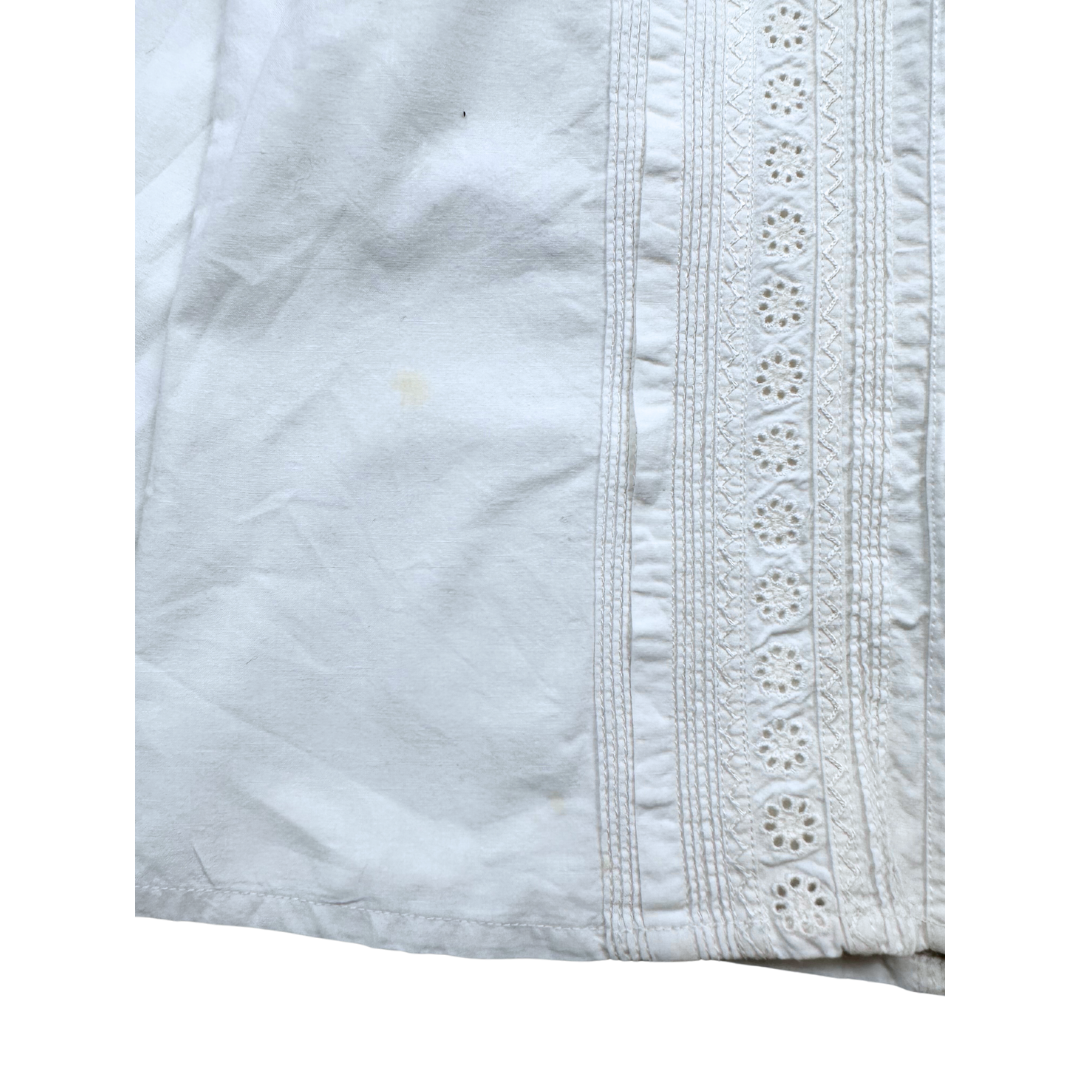 BONPOINT - White lace shirt - 10 years