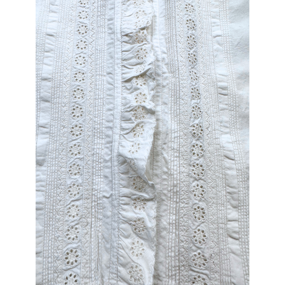 BONPOINT - White lace shirt - 10 years