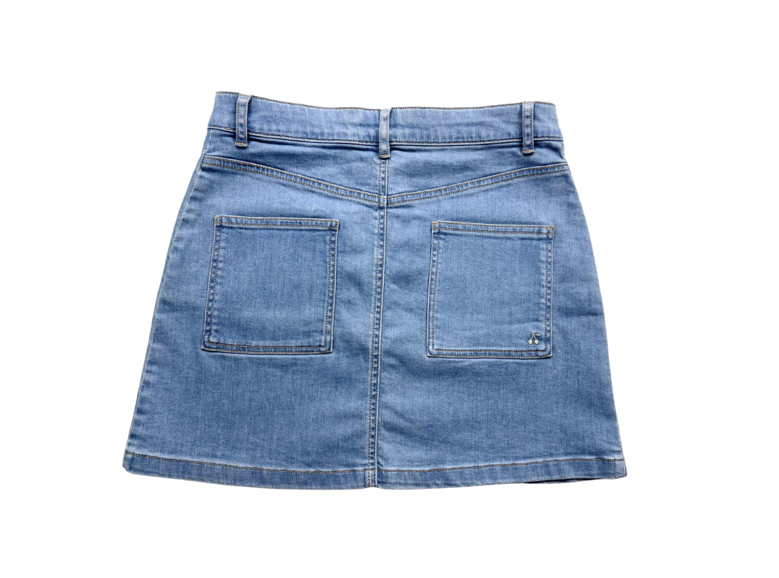 BONPOINT - Buttoned denim skirt - 12 years (XS)