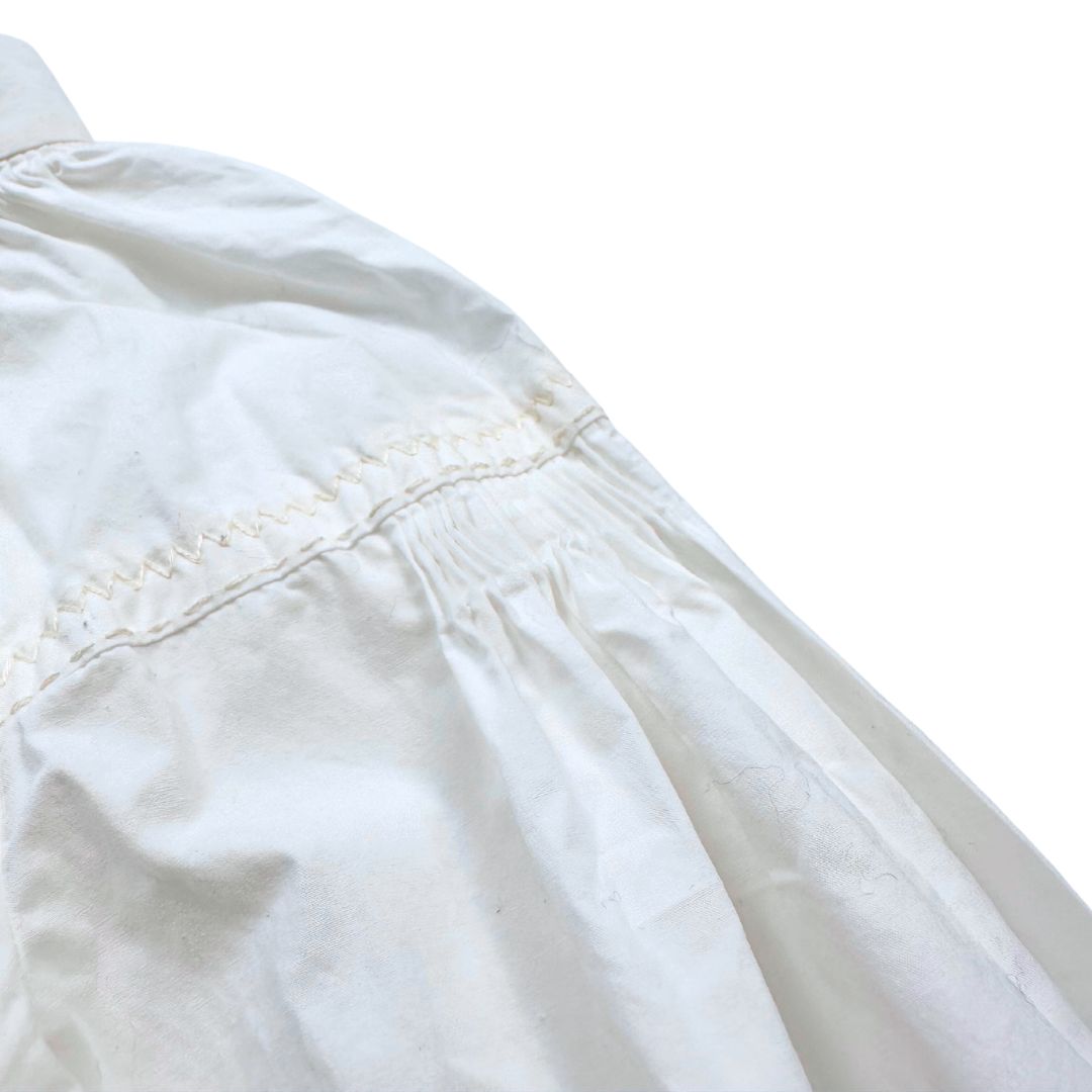 BONPOINT - Weiße Bluse mit Stickerei - 10 Jahre