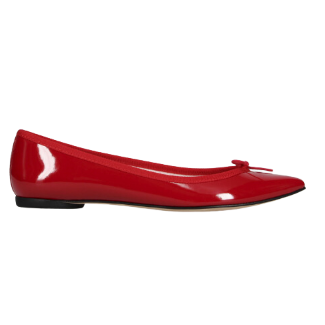 REPETTO - Ballerines rouges à bout pointues - 37