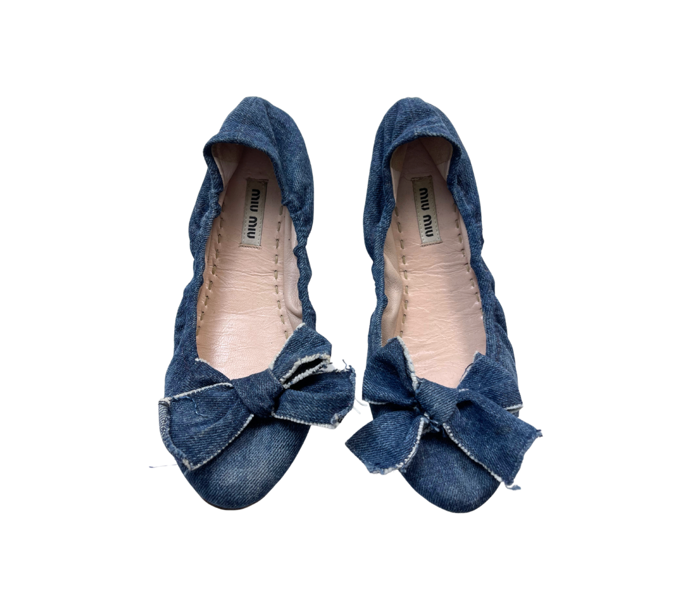 MIU MIU - Ballerines en denim - 35