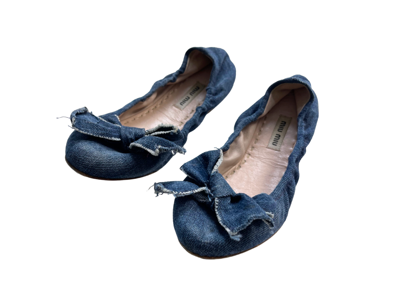 MIU MIU - Ballerines en denim - 35