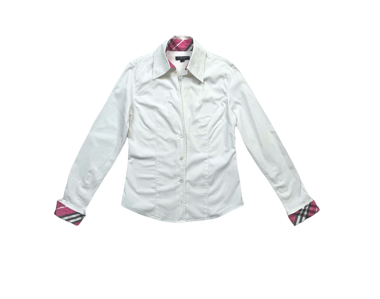 BURBERRY - Chemise cintrée blanches - 12 ans (XS)