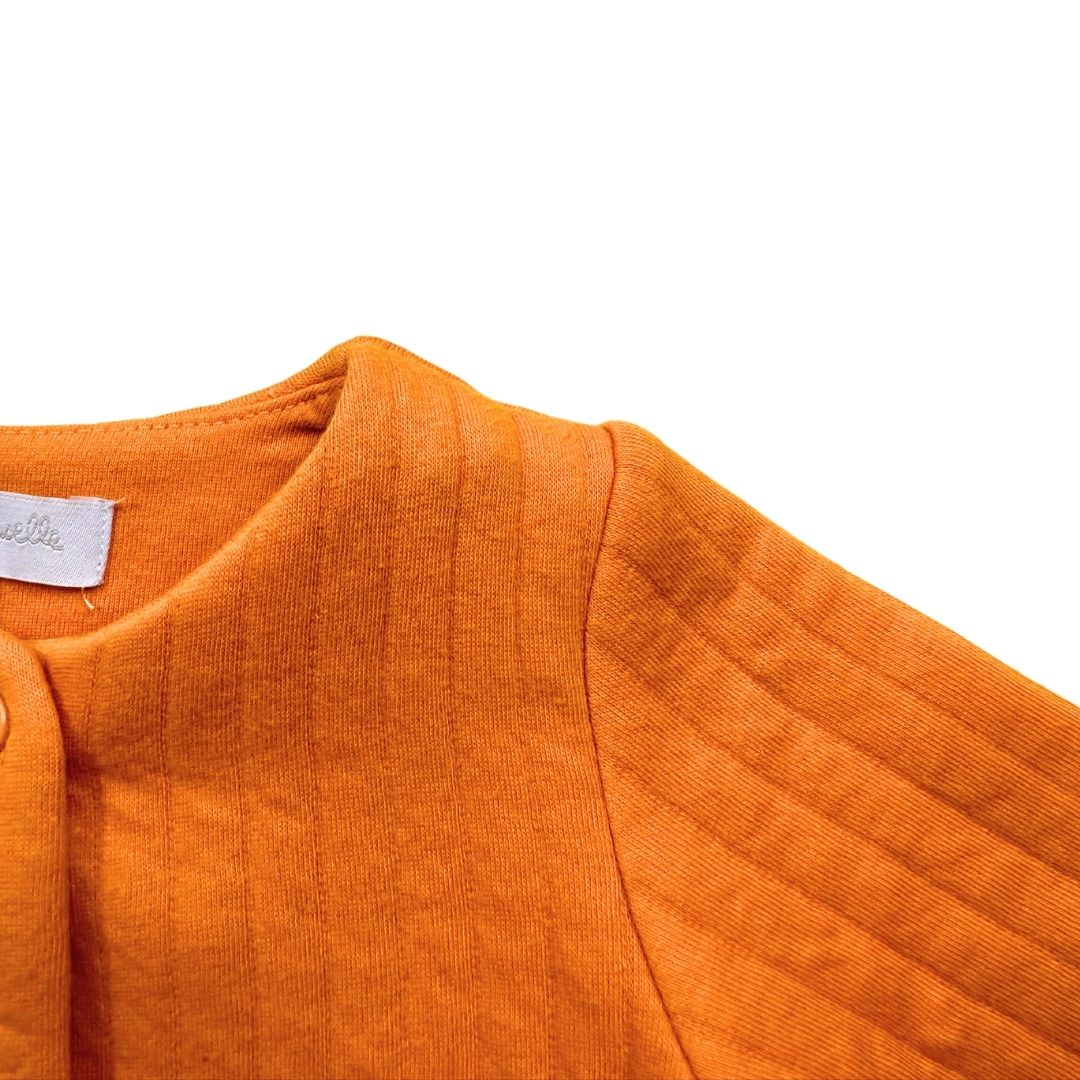 CADET ROUSSELLE - Gilet orange citrouille - 6 mois