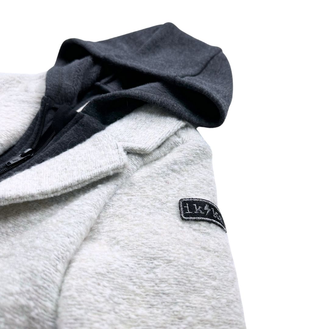 IKKS - Veste grise avec sweat intégré - 1 an