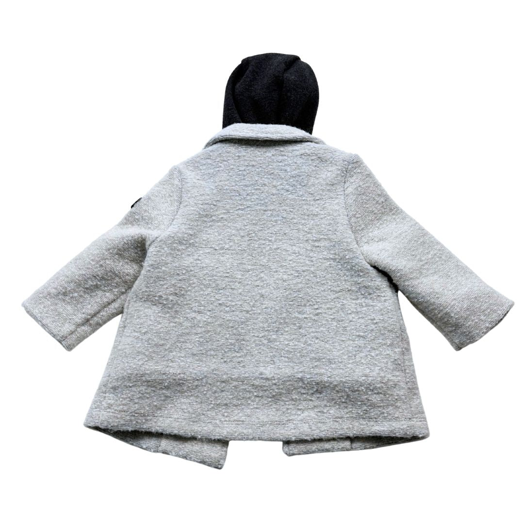 IKKS - Veste grise avec sweat intégré - 1 an