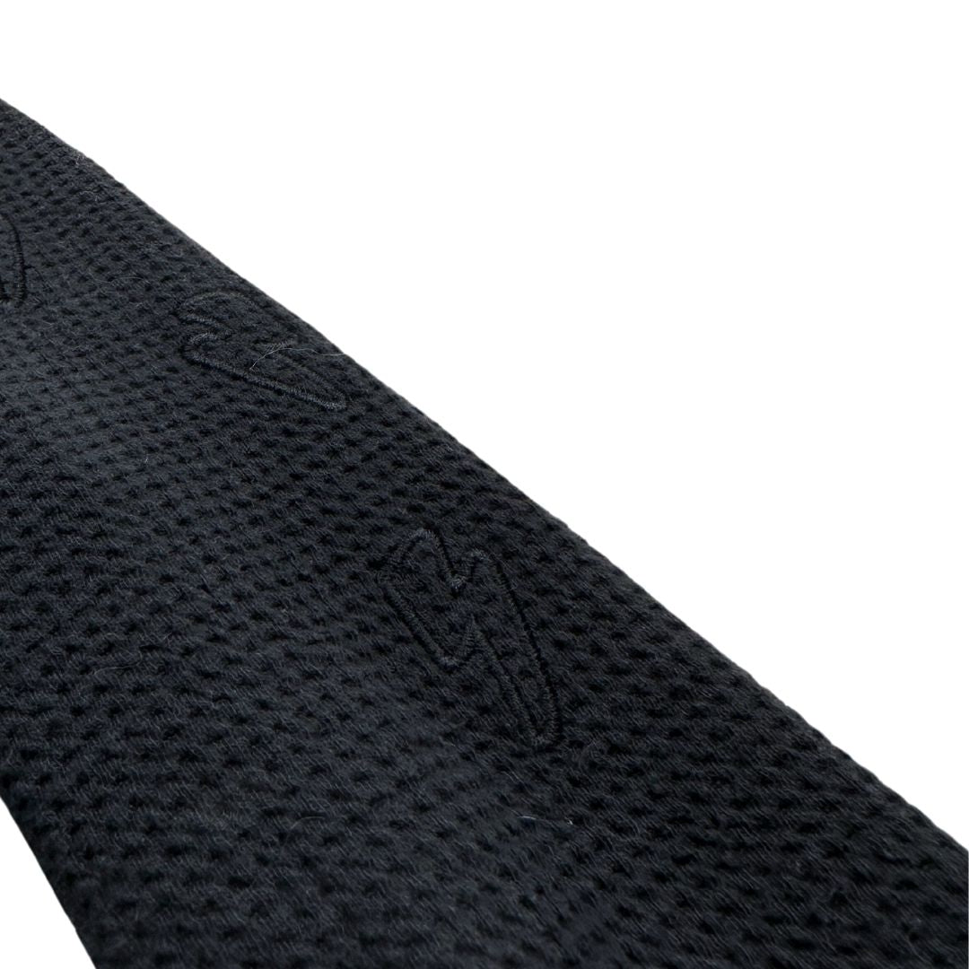 IKKS - Sweat noir à capuche matière " nid d'abeille" détails éclairs - 18 mois