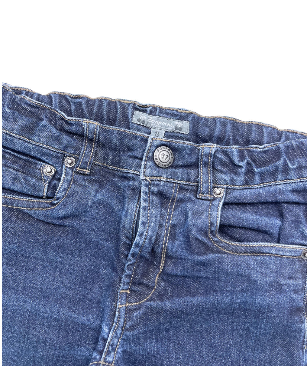 BONPOINT - Blue straight jeans - 8 years