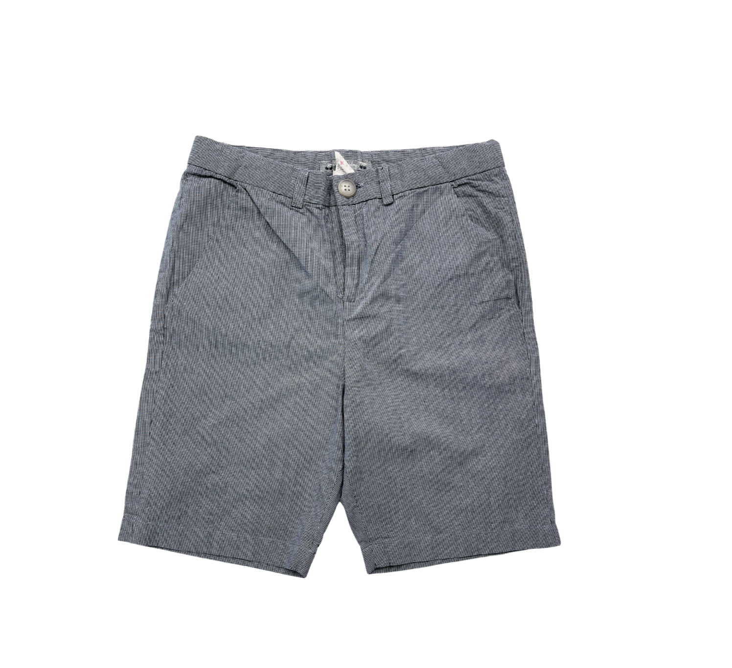 BONPOINT - Bermudas à carreaux gris - 10 ans