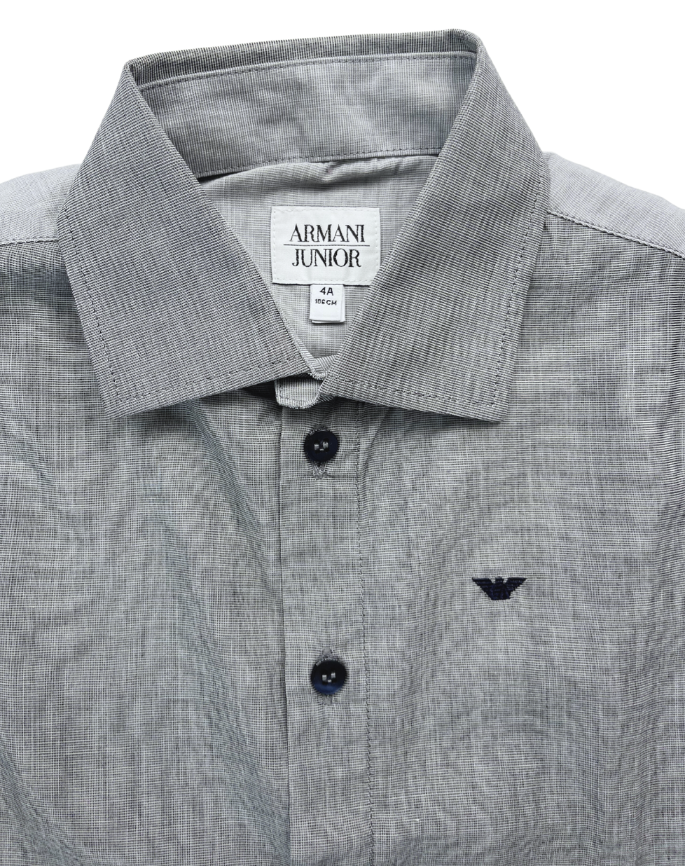 ARMANI - Grey cotton shirt - 4 years
