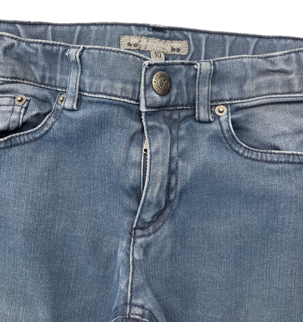 BONPOINT - Jean droit bleu - 10 ans