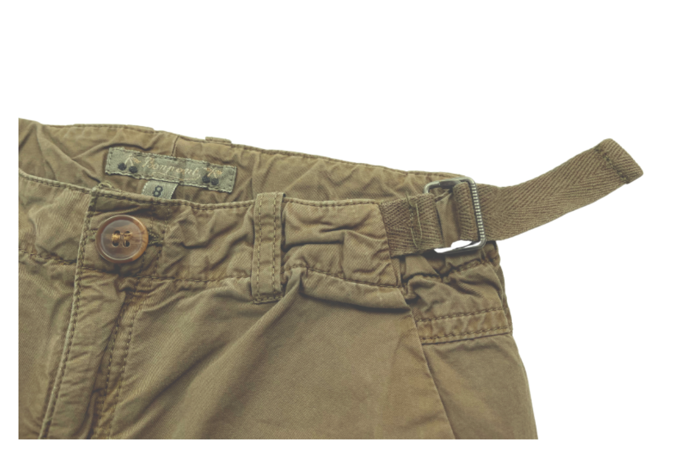 BONPOINT - Straight khaki cargo pants - 8 years