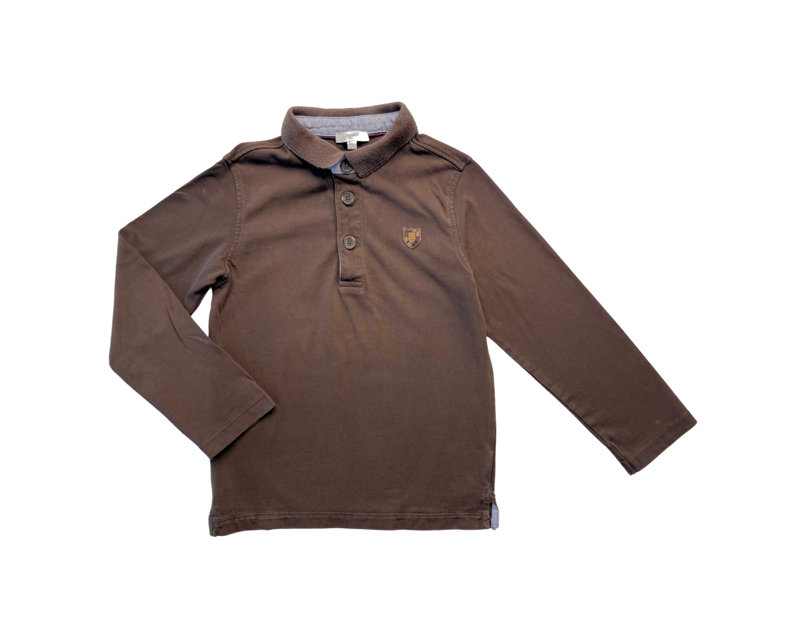 JACADI - Brown polo shirt - 8 years