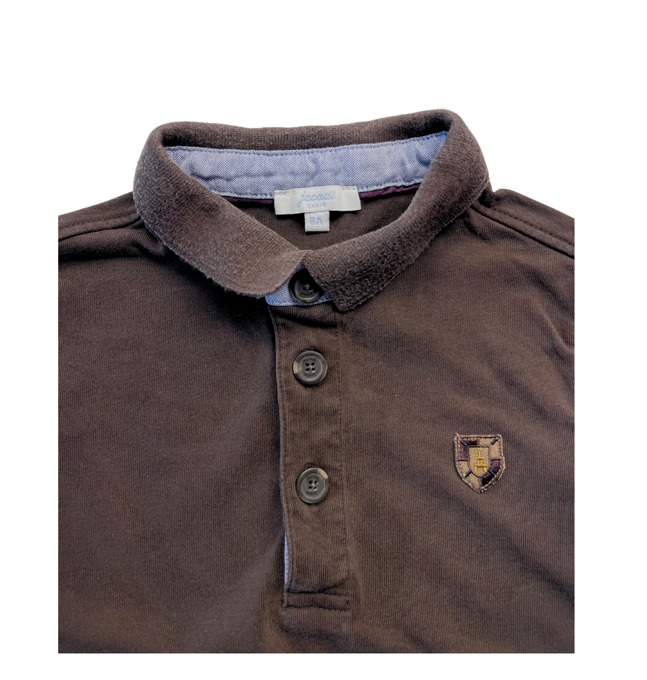 JACADI - Brown polo shirt - 8 years