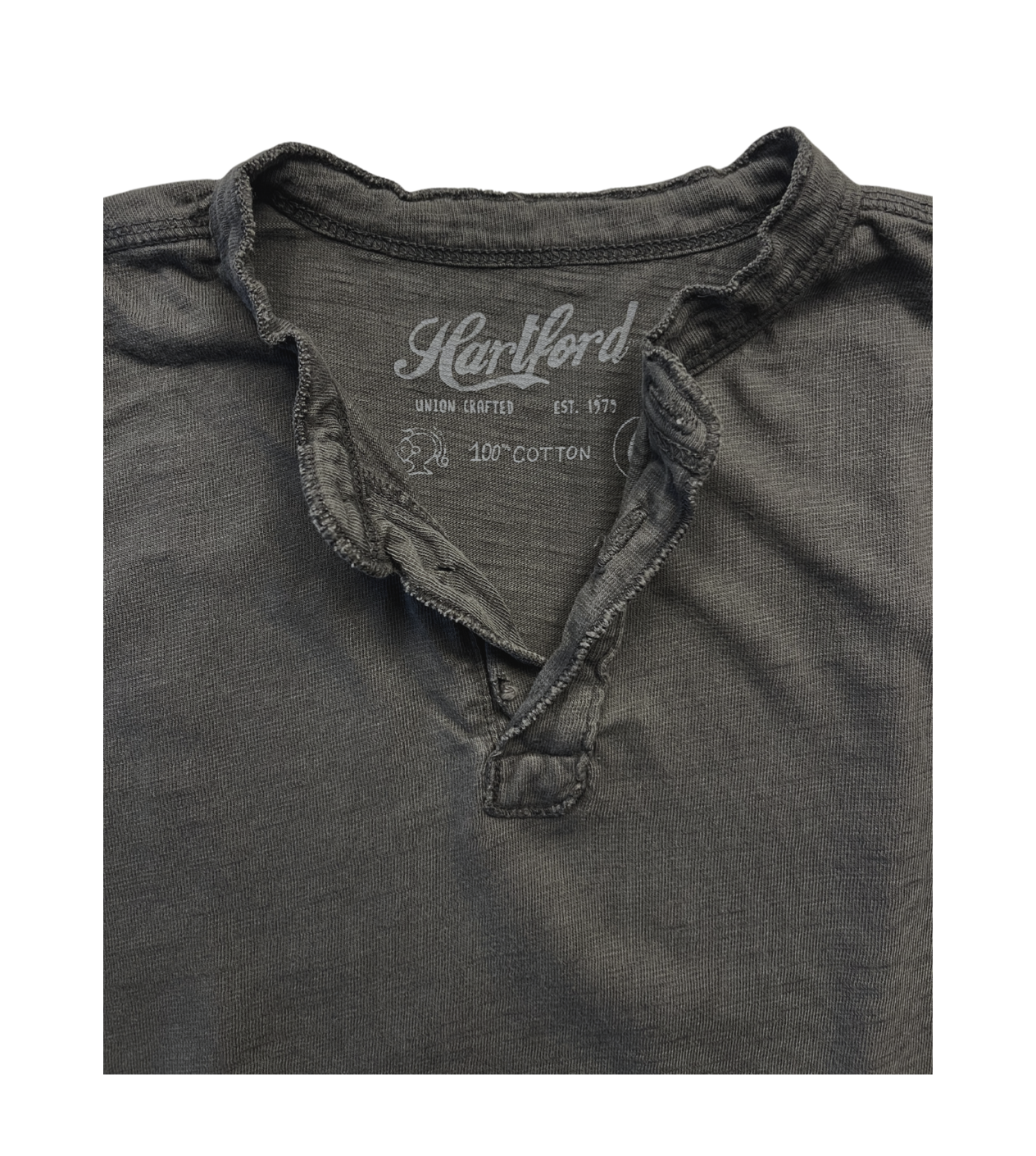 HARTFORD - Tee shirt en coton manches longues gris - 6 ans