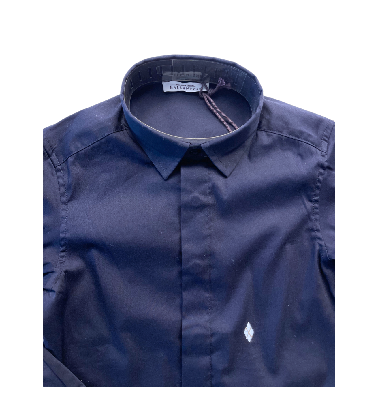 BALLANTYNE - Chemise bleu marine (neuve) - 4 ans