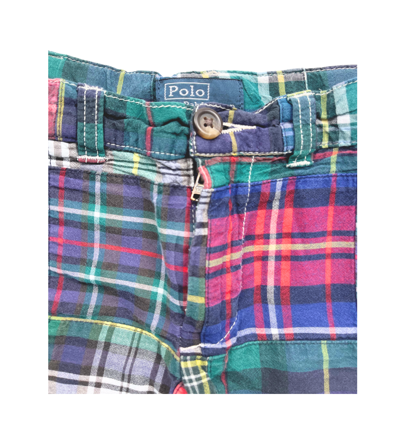 RALPH LAUREN - Short à carreaux - 4 ans