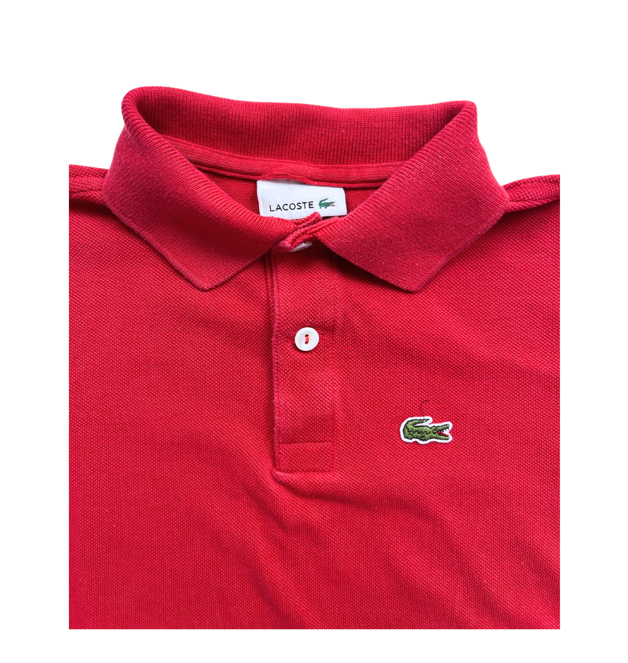 LACOSTE - Polo rouge - 8 ans