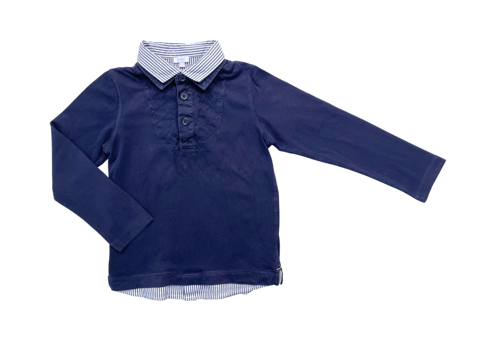JACADI - Navy blue polo shirt - 8 years