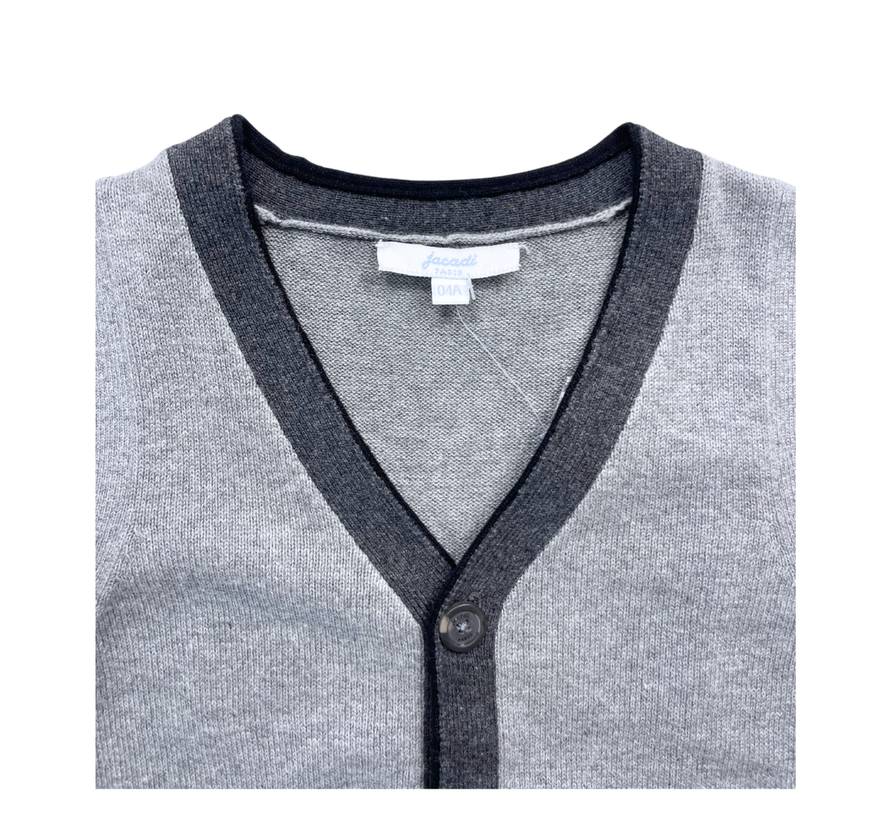 JACADI - Gray sleeveless vest (new) - 4 years