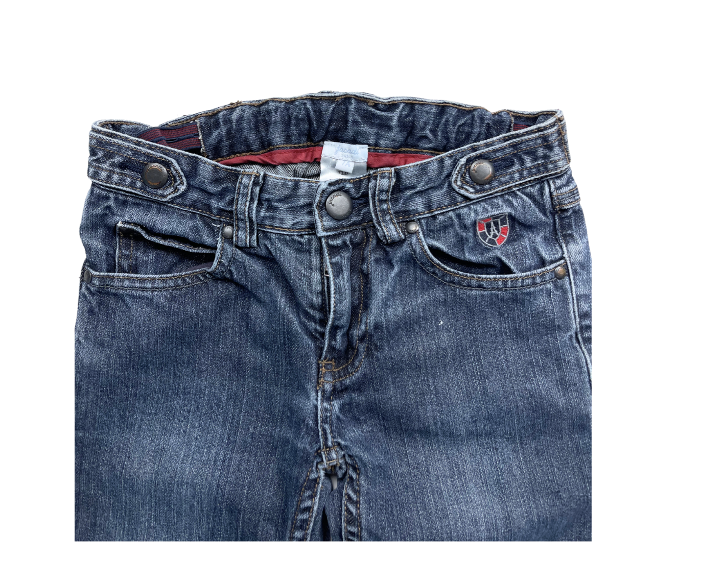 JACADI - Straight blue jeans - 7 years
