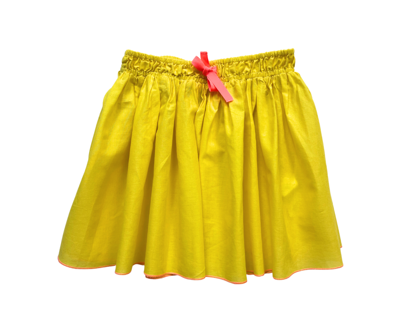 PETIT BATEAU - Yellow cotton skirt - 5 years