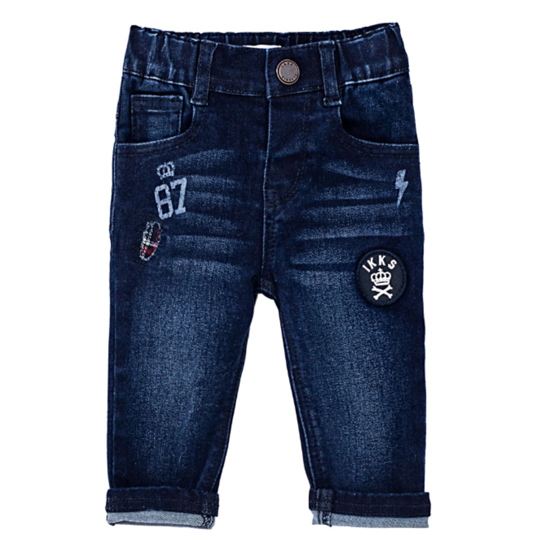 IKKS - Jean bleu foncé - 6 mois