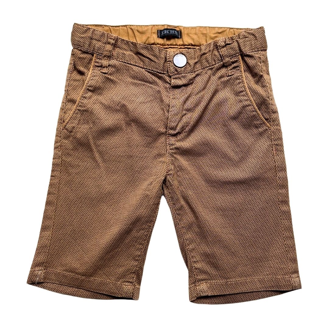 IKKS - Bermuda marron avec imprimé - 4 ans