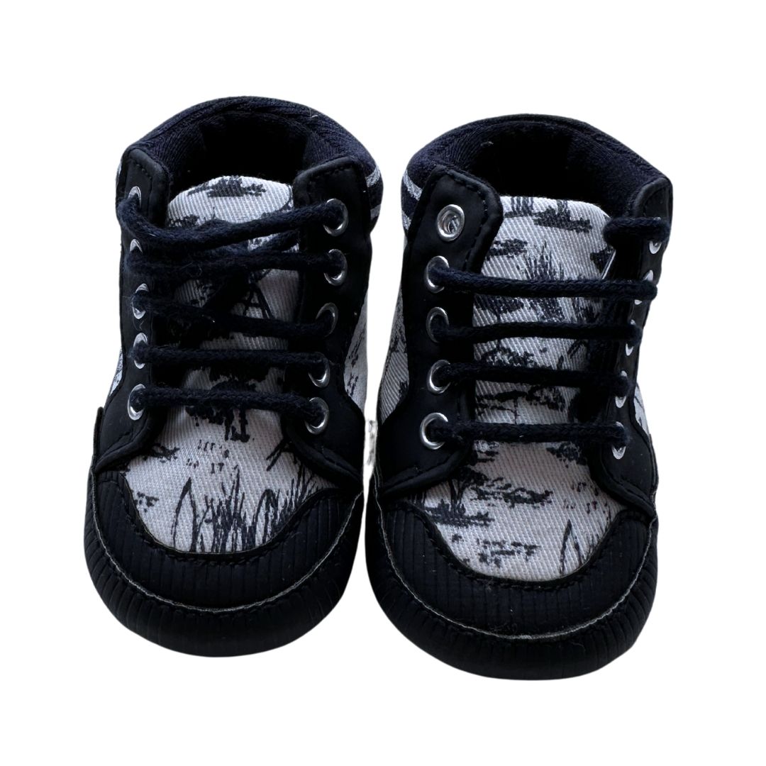 IKKS - Baskets blanches et bleues (neuf) - 17