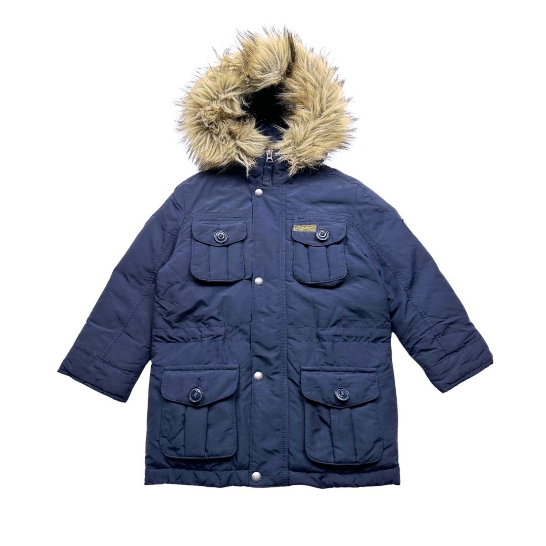 RALPH LAUREN - Parka bleu marine - 5 ans