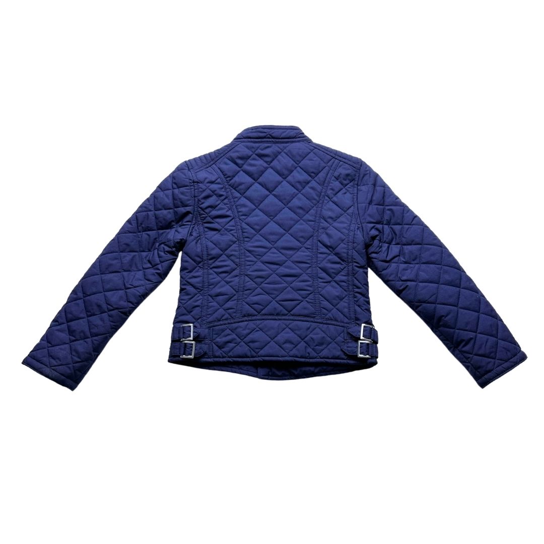 RALPH LAUREN - mateau matelassé bleu marine - 6 ans