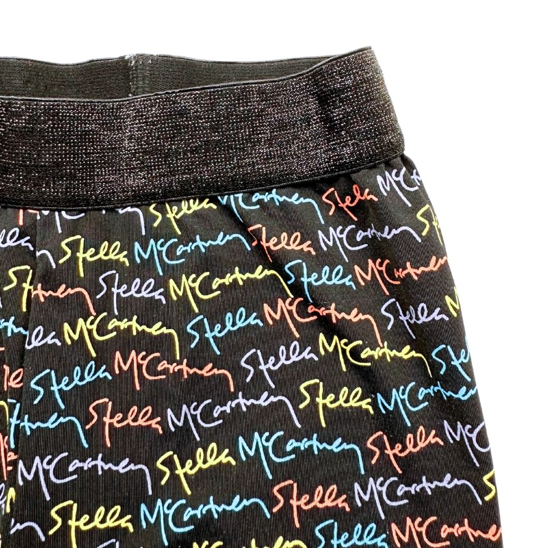 STELLA MCCARTNEY - Legging noir avec imprimés multicolores - 6 ans