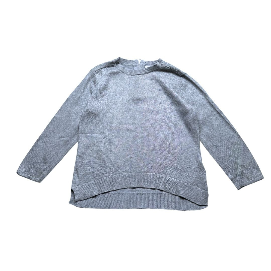 STELLA MCCARTNEY - Pull gris métalisé - 8 ans
