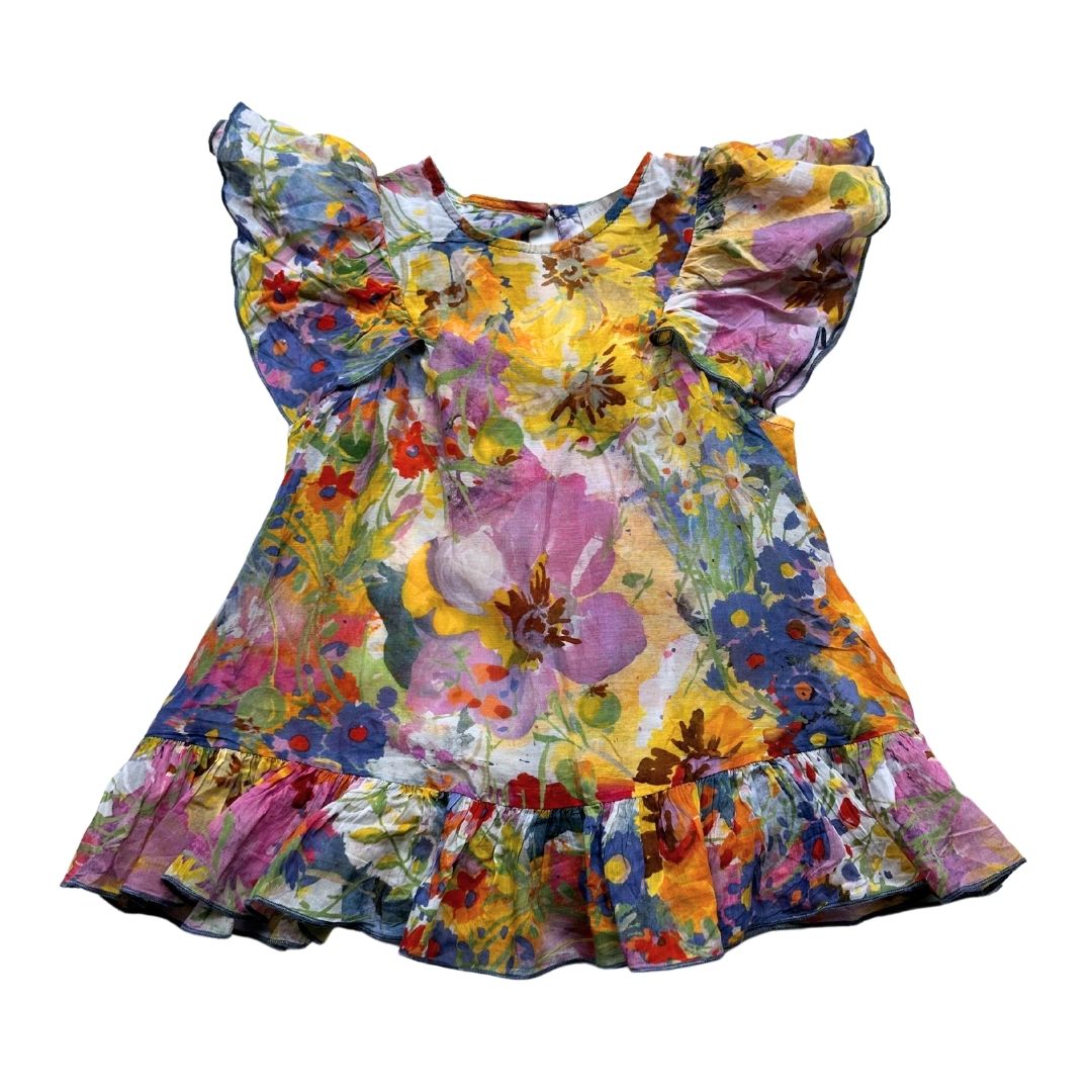 STELLA MCCARTNEY - Chemisier à fleurs multicolor - 3 ans