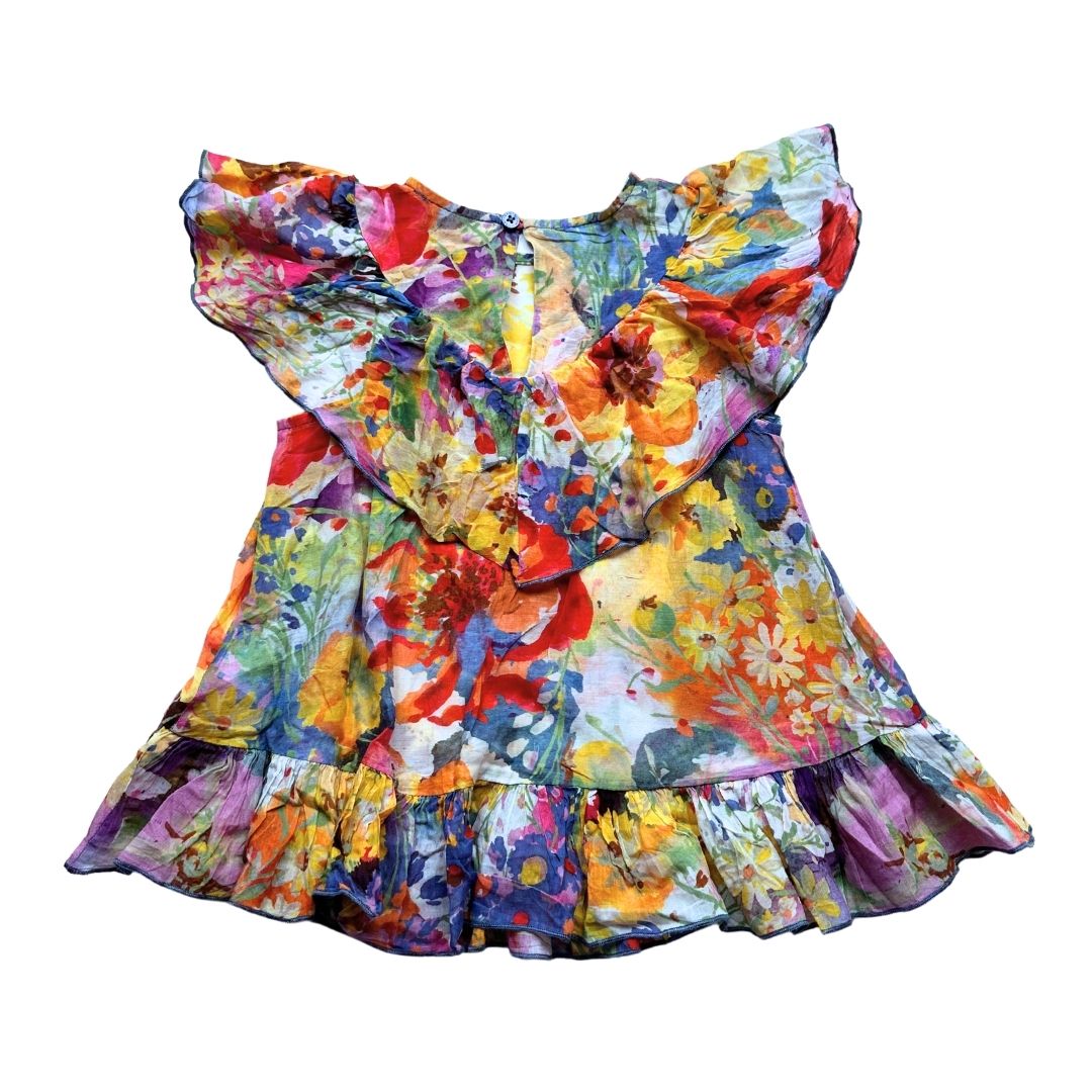 STELLA MCCARTNEY - Chemisier à fleurs multicolor - 3 ans