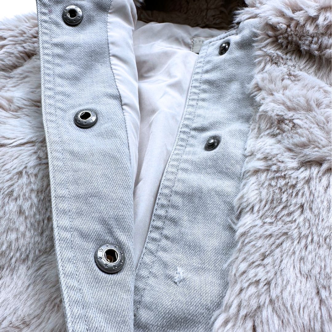 STELLA MCCARTNEY - Veste à fourrure rose pale - 6 ans