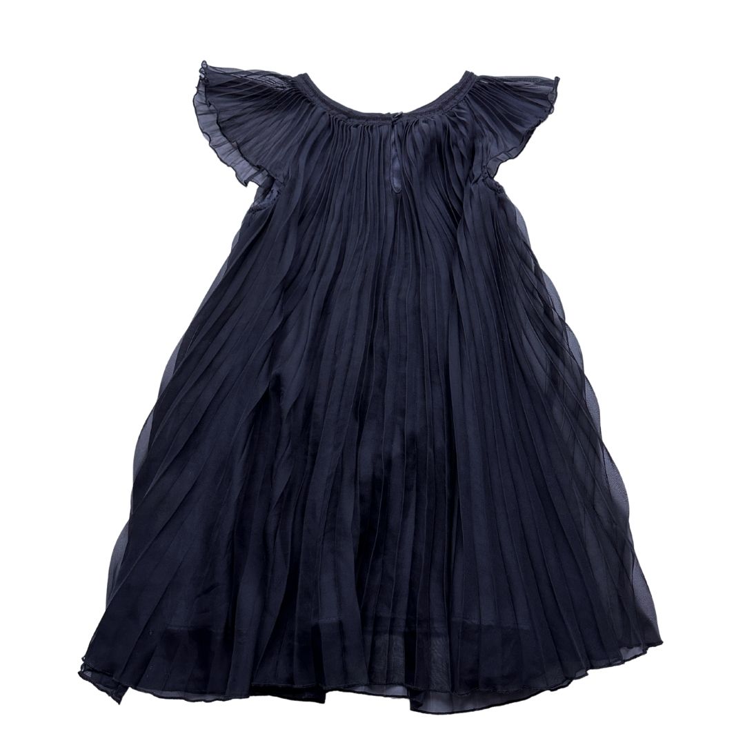 REPETTO - Robe noire plissée - 8 ans