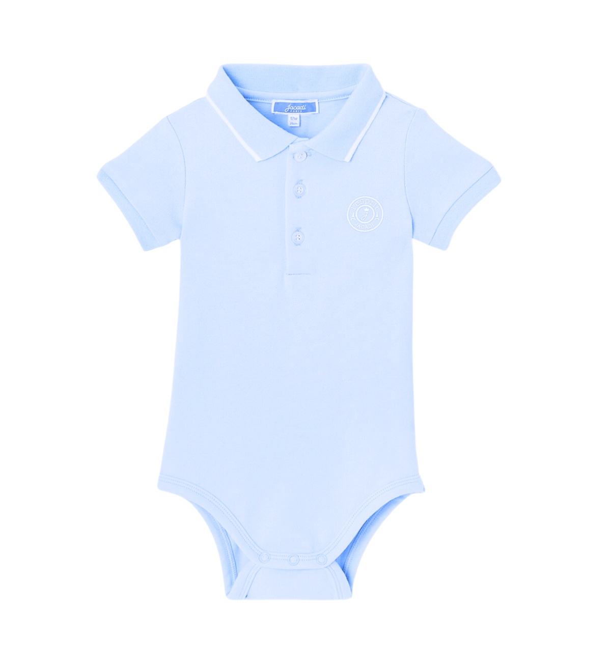 JACADI - Blue polo bodysuit - 2 years