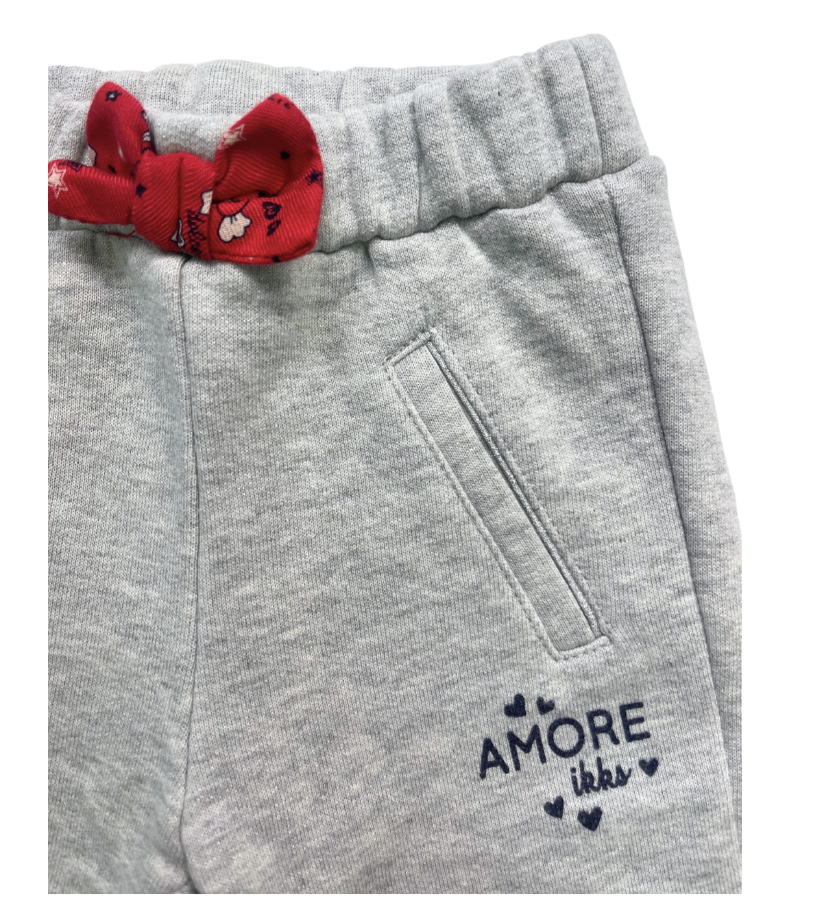 IKKS - Grey sequined jogging pants "Amore ikks" - 6 months