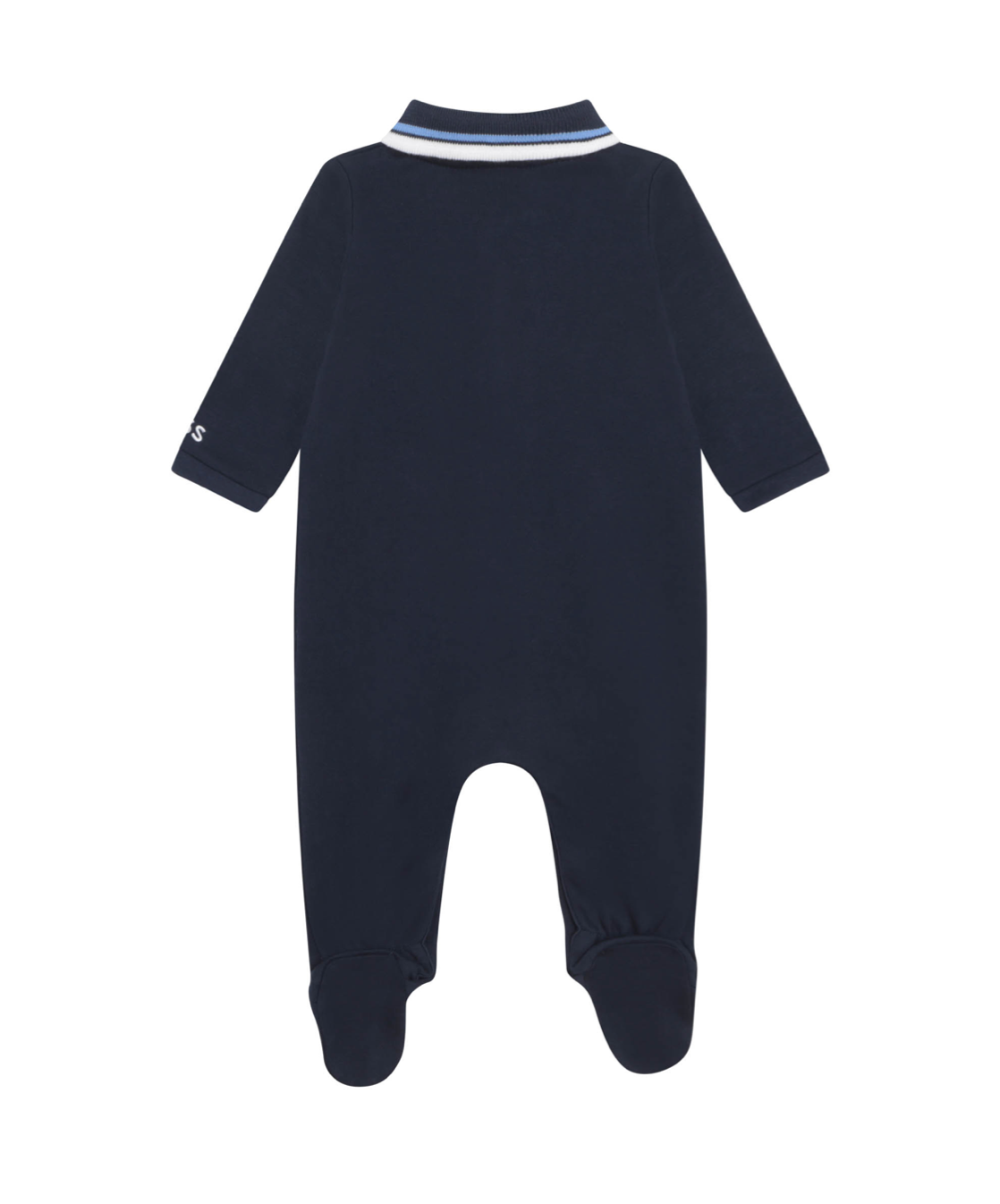HUGO BOSS - Navy blue polo collar jumpsuit - 18 months