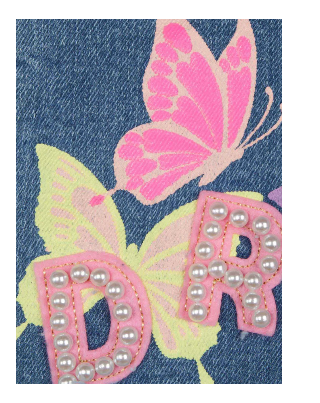 BILLIE BLUSH - Gemusterte Jeansshorts - 4 Jahre