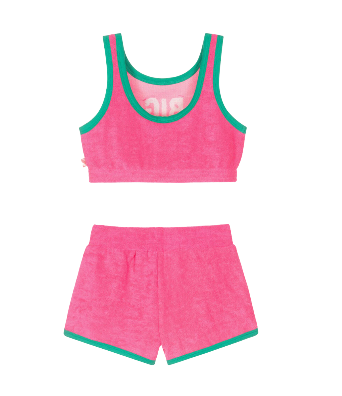 BILLIE BLUSH - Rosa Frottee-Set mit Pailletten - 4 Jahre